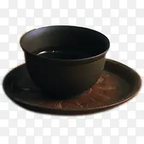 茶托上的茶杯印章中国风