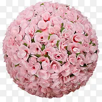 加密粉色玫瑰花球婚庆装饰