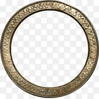 棕色金属漂亮圆环