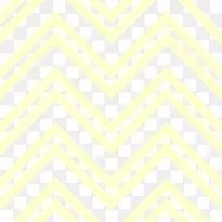 手绘黄色波浪纹折线