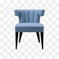蓝白色简约椅子