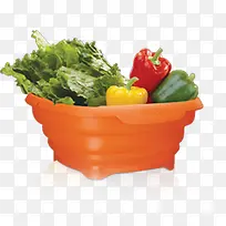 篮中的蔬菜