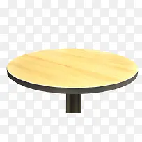 木质圆形小桌