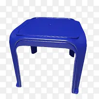 蓝色小塑料凳子