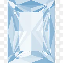 透明几何形状钻石素材