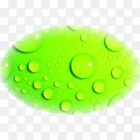 绿色环保水滴造型