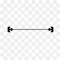 箭头曲线分隔符分割框矢量素材