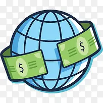 蓝色地球金融货币
