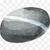 黑色石头