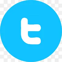 蓝推特推特推特标志推特标识信社