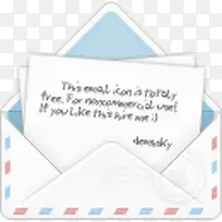 信封信打开邮件图标