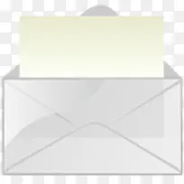 邮件灰色信封消息电子邮件信透明