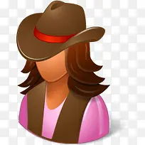 Historical Cowgirl Icon