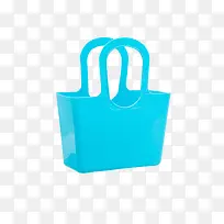 一蓝色购物袋子