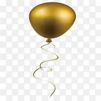 金色气球图形