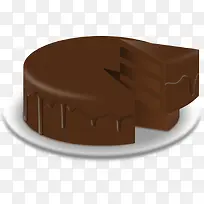 巧克力糖果美味圆形