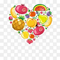 水果拼图爱心