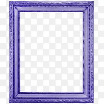 紫色创意相框