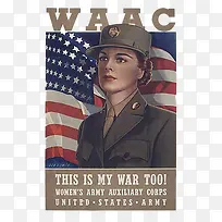 美国女军官
