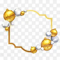 金属感恩节节日PPT设计边框