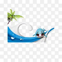 可爱的海豚