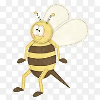 黄色卡通小蜜蜂