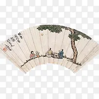 简约图案扇子