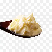 勺子里的黄油实物图