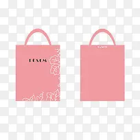 漂亮粉色服装包装袋子