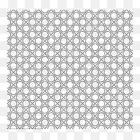 正方形圆形结合精致铁丝网格
