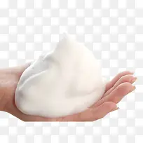 洗面奶白色泡沫素材