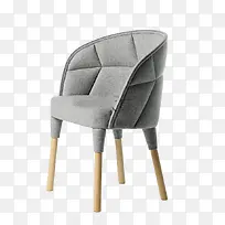 灰色包布餐椅素材