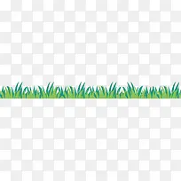 矢量图水彩绿色草坪