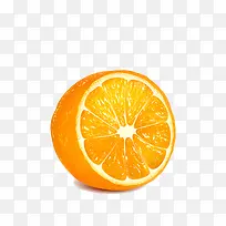 手绘黄橙橙的橙子素材