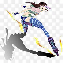轮滑少女