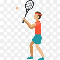 网球运动设计图标