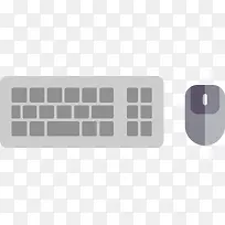 键盘矢量装饰元素