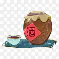 陈年美酒 中国风 陈年老酒 陈