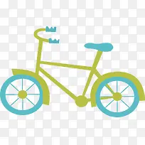 卡通手绘清新自行车
