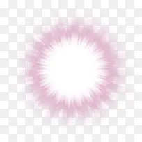 粉色圆形光源效果元素
