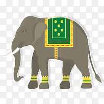灰色泰国旅游大象