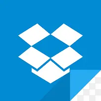 Dropbox的标志社会flipicons |卷2