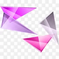 紫色三角碎片