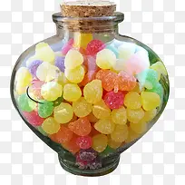 玻璃瓶装水果味软糖