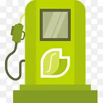 矢量绿色新能源加油器