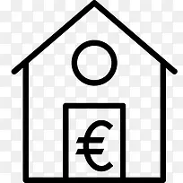 货币欧元回家房子贷款钱价格货币