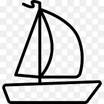 帆船游艇图标