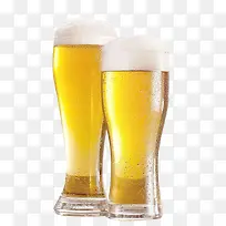 两杯啤酒
