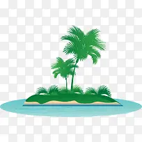 热带椰树矢量