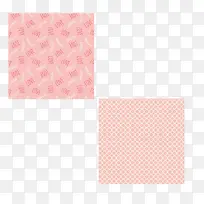 粉色花瓣背景纹样组合